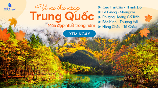 Chùm tour Trung Quốc mùa thu vàng 2024